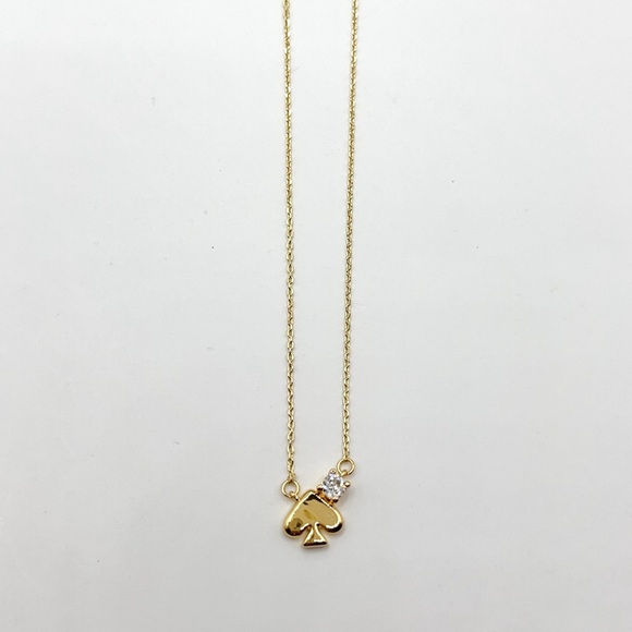 kate spade Jewelry - KS889-Kate Spade heart and crystal necklace